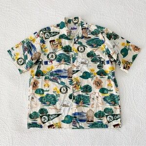 RARE🔥 Reyn Spooner Oakland Athletics Hawaiian Shirt‎